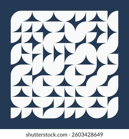 Abstract colorful geometric pattern background, trendy vector shapes art. Bauhaus pattern background. Minimal cover design. Abstract colorful backgrounds for cards, posters, covers, banners, or brand