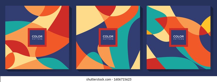 Abstract Colorful Geometric Pattern Design