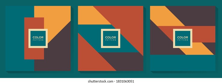 Abstract Colorful Geometric Pattern Design