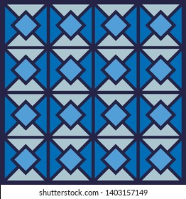 Abstract colorful geometric pattern, fabric print, wallpaper - Vector