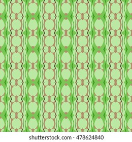 abstract colorful geometric pattern on a green background