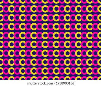 Abstract.  Colorful geometric pattern seamless on black background.  Vector.