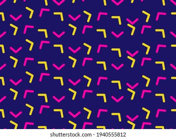 Abstract.  Colorful geometric pattern seamless on black background.  Vector.