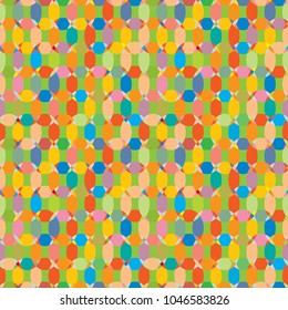 Abstract colorful geometric pattern, vector design
