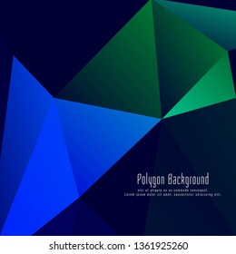 Abstract colorful geometric polygon background