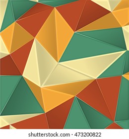 Abstract colorful geometric polygonal vector background.