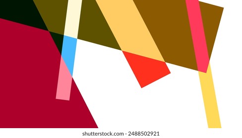 Abstract colorful geometric psychedelic pop art background