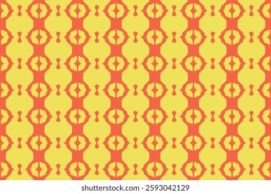 Abstract colorful geometric repeated shape elements ornamental style pattern design banner.
