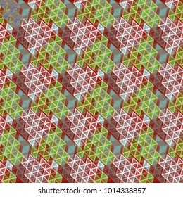 Abstract colorful geometric seamless pattern for new background.