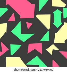 abstract colorful geometric seamless pattern