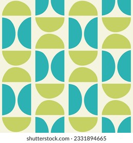 Abstract colorful geometric seamless pattern