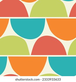 Abstract colorful geometric seamless pattern