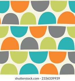 Abstract colorful geometric seamless pattern	