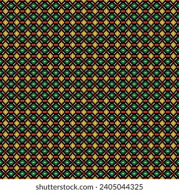 Abstract colorful geometric seamless pattern symmetric kaleidoscope fashion, design