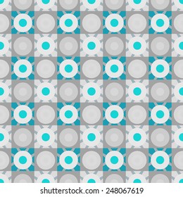 Abstract colorful geometric seamless pattern. Mosaic repeating background texture 