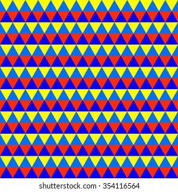 Abstract colorful geometric seamless pattern with triangles