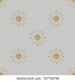 Abstract colorful geometric seamless pattern for new background.