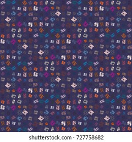 Abstract colorful geometric seamless pattern for new background.