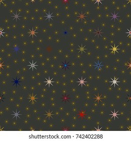 Abstract colorful geometric seamless pattern for new background.