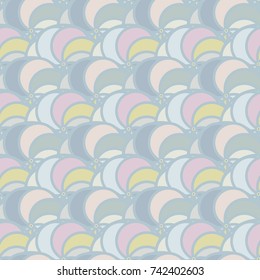 Abstract colorful geometric seamless pattern for new background.