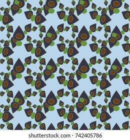 Abstract colorful geometric seamless pattern for new background.