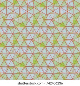 Abstract colorful geometric seamless pattern for new background.