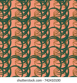 Abstract colorful geometric seamless pattern for new background.