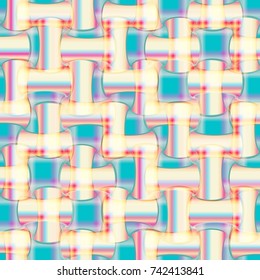 Abstract colorful geometric seamless pattern for new background.