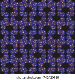 Abstract colorful geometric seamless pattern for new background.