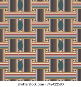 Abstract colorful geometric seamless pattern for new background.