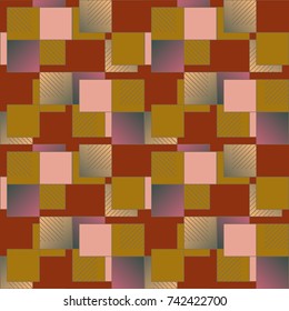 Abstract colorful geometric seamless pattern for new background.