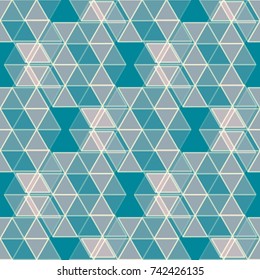 Abstract colorful geometric seamless pattern for new background.