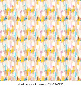 Abstract colorful geometric seamless pattern for new background.
