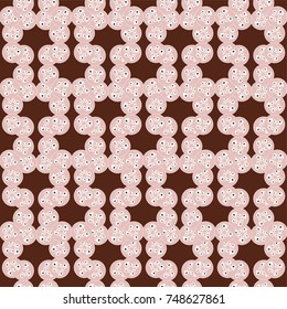 Abstract colorful geometric seamless pattern for new background.