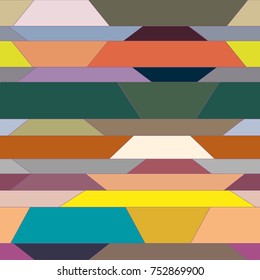 Abstract colorful geometric seamless pattern for new background.