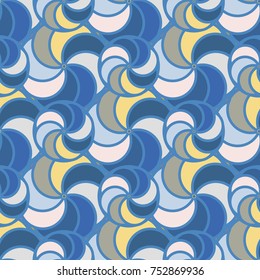 Abstract colorful geometric seamless pattern for new background.