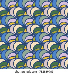 Abstract colorful geometric seamless pattern for new background.