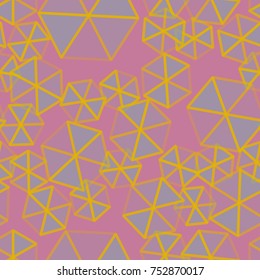 Abstract colorful geometric seamless pattern for new background.