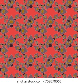 Abstract colorful geometric seamless pattern for new background.