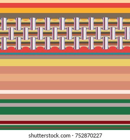 Abstract colorful geometric seamless pattern for new background.