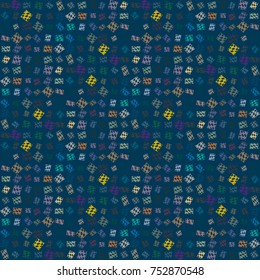 Abstract colorful geometric seamless pattern for new background.
