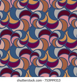 Abstract colorful geometric seamless pattern for new background.