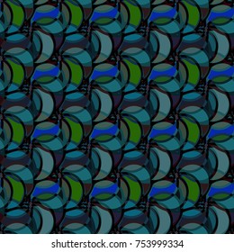 Abstract colorful geometric seamless pattern for new background.