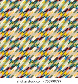 Abstract colorful geometric seamless pattern for new background.