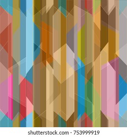 Abstract colorful geometric seamless pattern for new background.