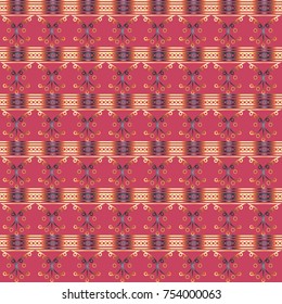 Abstract colorful geometric seamless pattern for new background.
