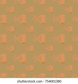 Abstract colorful geometric seamless pattern for new background.