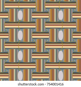 Abstract colorful geometric seamless pattern for new background.