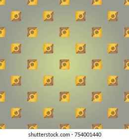 Abstract colorful geometric seamless pattern for new background.