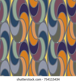 Abstract colorful geometric seamless pattern for new background.